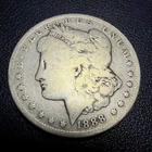 1888 P Morgan Silver Dollar 1$ Coin 90% Silver F10180