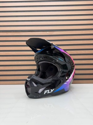 FLY RACING Formula CP Krypton Helmet - White/Black/Purple XL