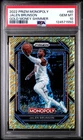 2022 PANINI PRIZM JALEN BRUNSON GOLD MONEY SHIMMER MONOPOLY #60 216/500 PSA 10