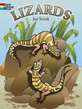 Lizards Coloring Book Dover Nature Coloring Book - Paperback - VERY GOOD