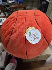 Gigglescape Plush Basketball Decorative Pillow Orange Black Sports Theme