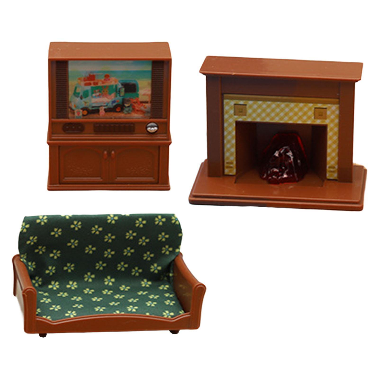 118 Dollhouse Miniature Furniture, Miniature Sofa Dollhouse
