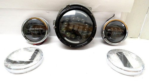 Harley Davidson 97-20 7“ LED Daymaker Headlight & Passing Lamps Touring & Softai
