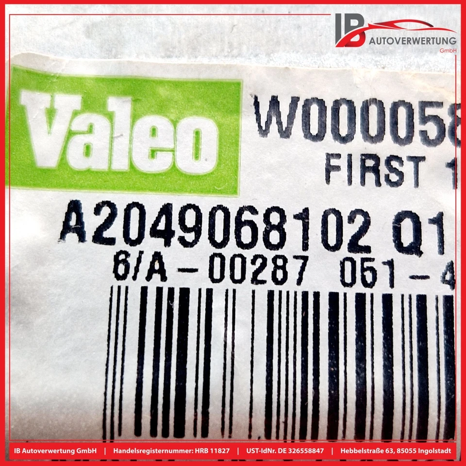 MERCEDES-BENZ C180 KOMBI S204 Wischermotor Heckwischermotor A2049068102 VALEO - Imagem 4 de 4