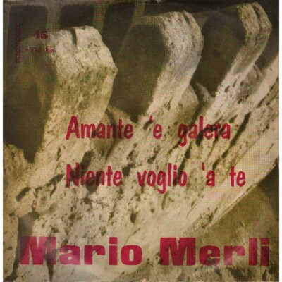 Mario Merli Vinyl 7 '' 45 Giri Lover' E Gefängnis / Nothing I Wanna 'IN Te Neu