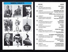 Willy Sutton Vintage General Trivia Card A-03