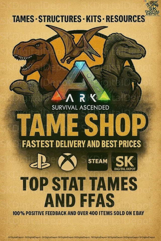 ASA - TAME SHOP PC/ SMALL TRIBES CROSSPLAY PVP