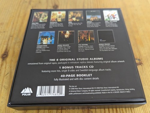 ABBA – The Albums (9 CD Box Set 2008) MINT - Picture 6 of 6