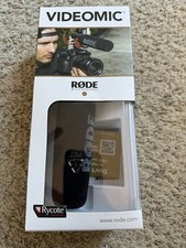 Rode Videomic Shotgun Directional Microphone With Rycote Lyre High Pass Filter