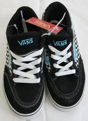 teal and black vans