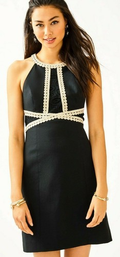 Lilly Pulitzer Layne Onyx Black Gold 