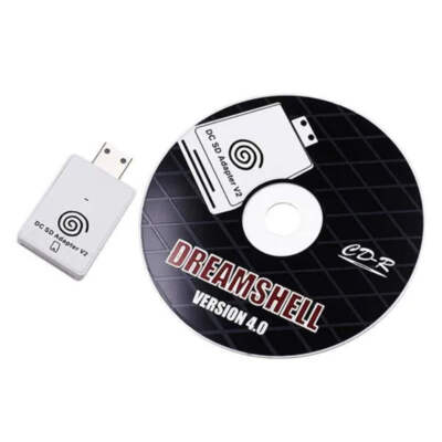 DC SD Karten Adapter Reader V2 für Sega Dreamcast mit DreamShell Boot Loader CD