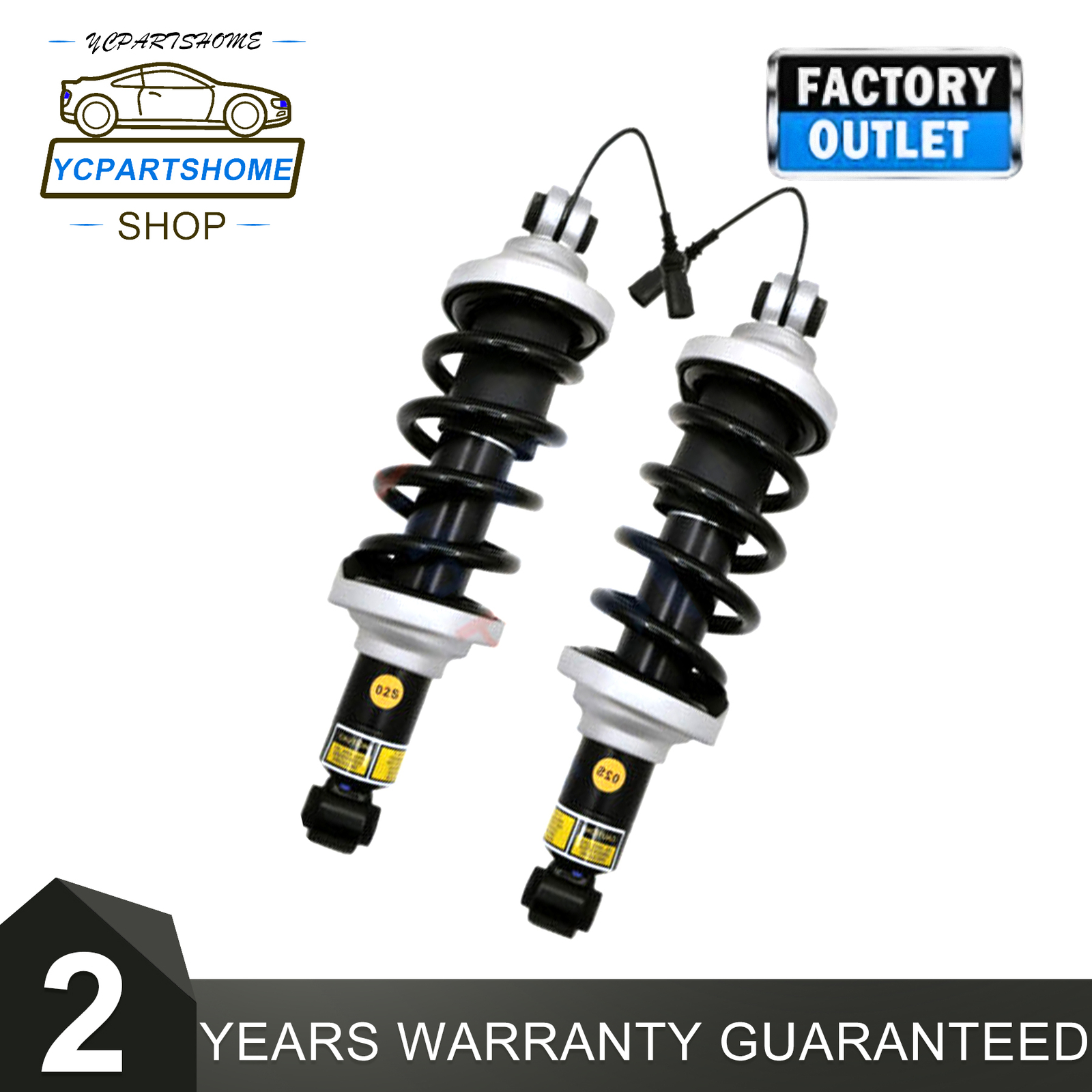 Pair Rear Shock Struts Assys Magnetic Ride For Audi R8 Spyder 4S3 4S9 4S0512019