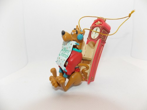 Vintage Scooby Doo Clock Spring Christmas Ornament Hanna Barbera 2000 Hallmark - Picture 10 of 11