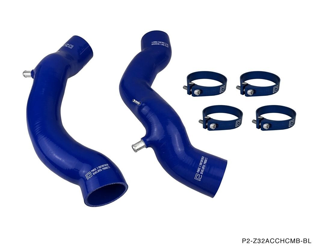 P2M Silicone Accordion Turbo Hose Kit BLUE for Nissan Z32