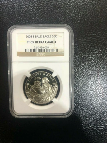 2008 S BALD EAGLE NGC PF69 ULTRA CAMEO CLAD HALF DOLLAR COMMEMORATIVE