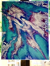 fluid art paintings original