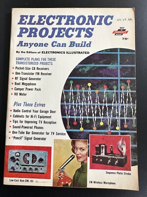 VIntage Electronic Projects Anyone Can Build #507 Fawcett 1962