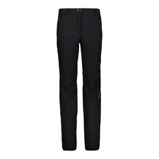 CMP Damen Thermohose Trekkinghose gefüttert Outdoorhose schwarz NEU