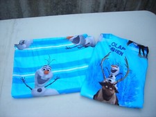 Disney Frozen Olaf  Sven 2 Piece Sheet Set Twin Fitted and Flat Bed Sheets