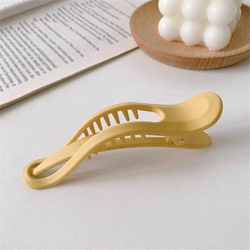 Girls Large Simple Candy Color Hairpins Hair Clamping Hair Clip Duckbill Claw - Picture 6 of 20