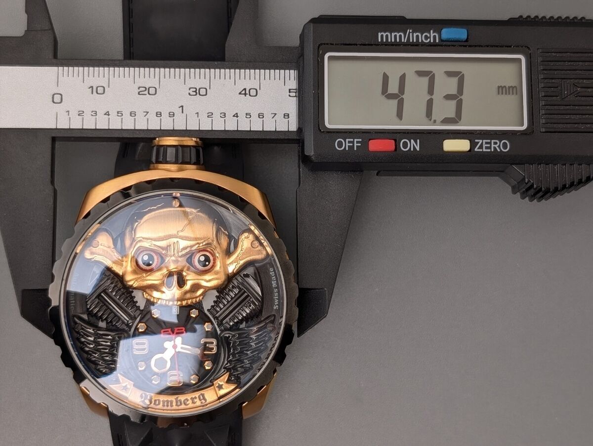 Rare BOMBERG BOLT-68 Skull Rider 250 pcs Limited Men's Rare BOMBERG BOLT-68 Skull Rider 250 pcs Limited Men's