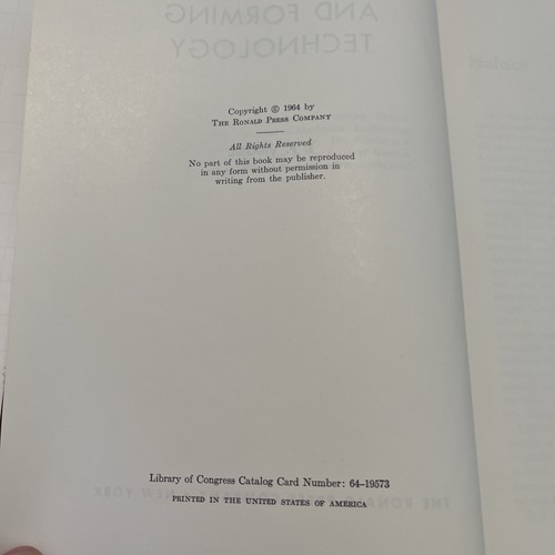 Metal Machining And Forming Technology JP Vidosic HB 1964 1st Edition Rare - Imagen 7 de 17