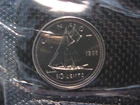 1998 "W" Canadian Prooflike Dime ($0.10) **RARE** Winnipeg Mint Mark