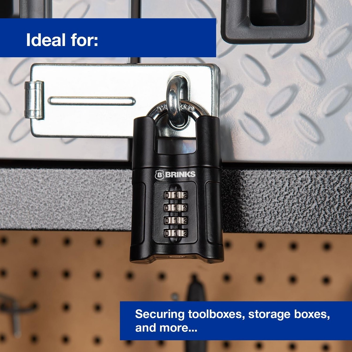 Sherlockさま専用です Brinks 2-1/4in (57mm) 4-Digit Resettable Combination Padlock