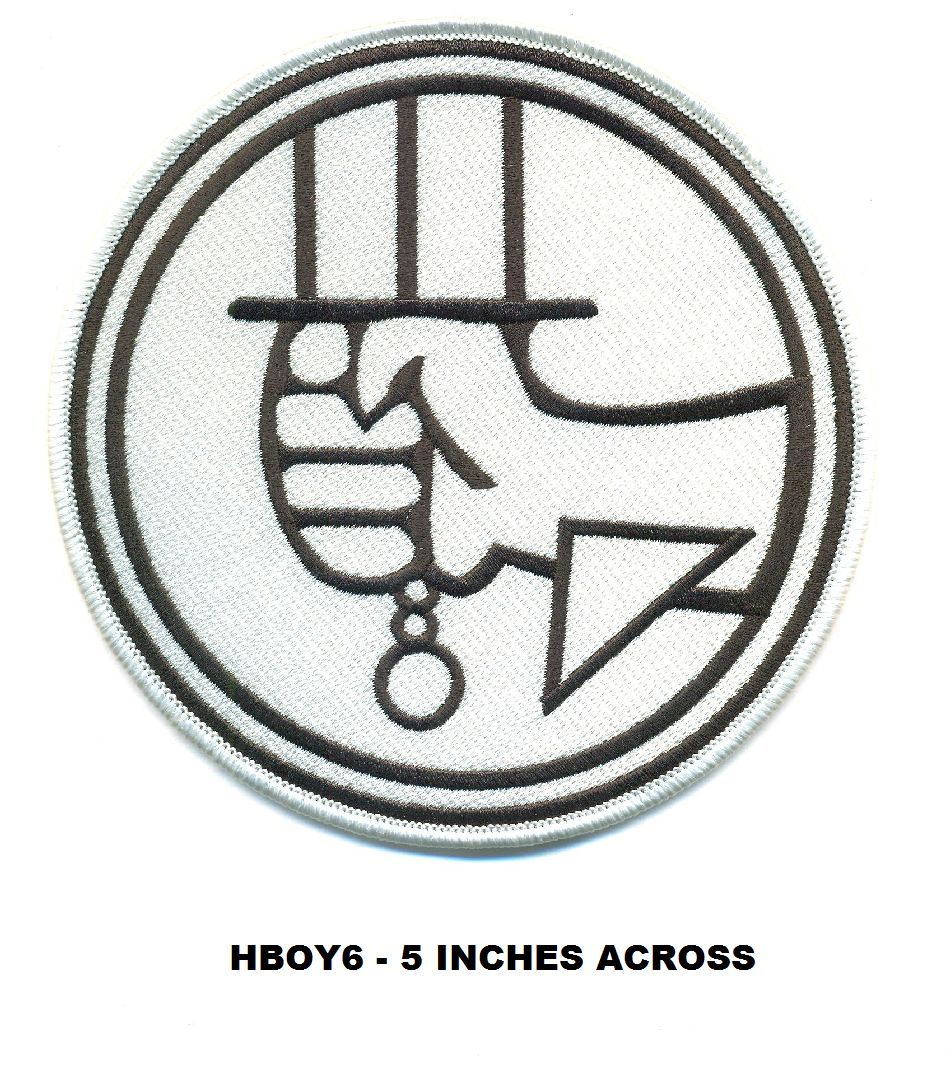 HELLBOY BPRD BLACK ON WHITE 5 INCH PATCH - HBOY6 | eBay