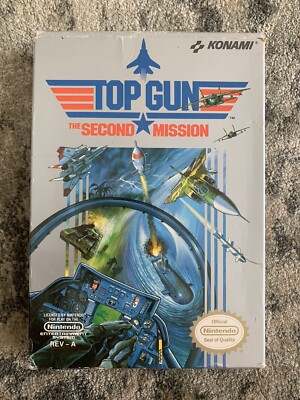 Top Gun The Second Mission NES Nintendo in Box