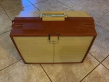 VINTAGE PLANO 777 GIANT FISHING TACKLE BOX OR HOBBY/CRAFT STORAGE BOX ORGANIZER 