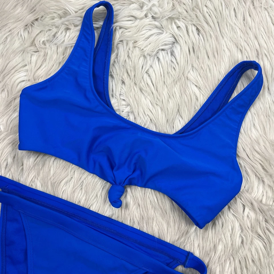 Traje de baño de bikini Express para mujer parte superior azul: M - parte inferior: S Foto 2 de 4