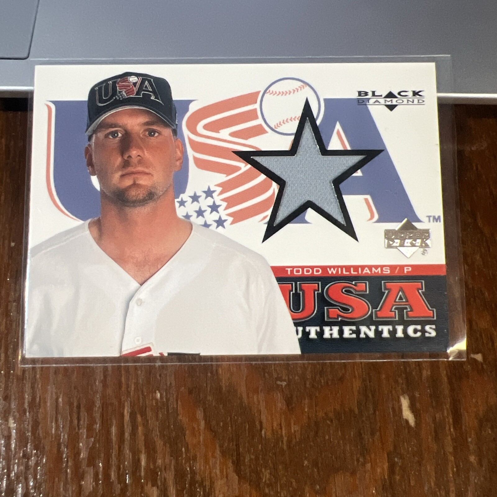 Todd Williams 2000 Upper Deck Black Diamond Rookie Edition USA Authentics #138