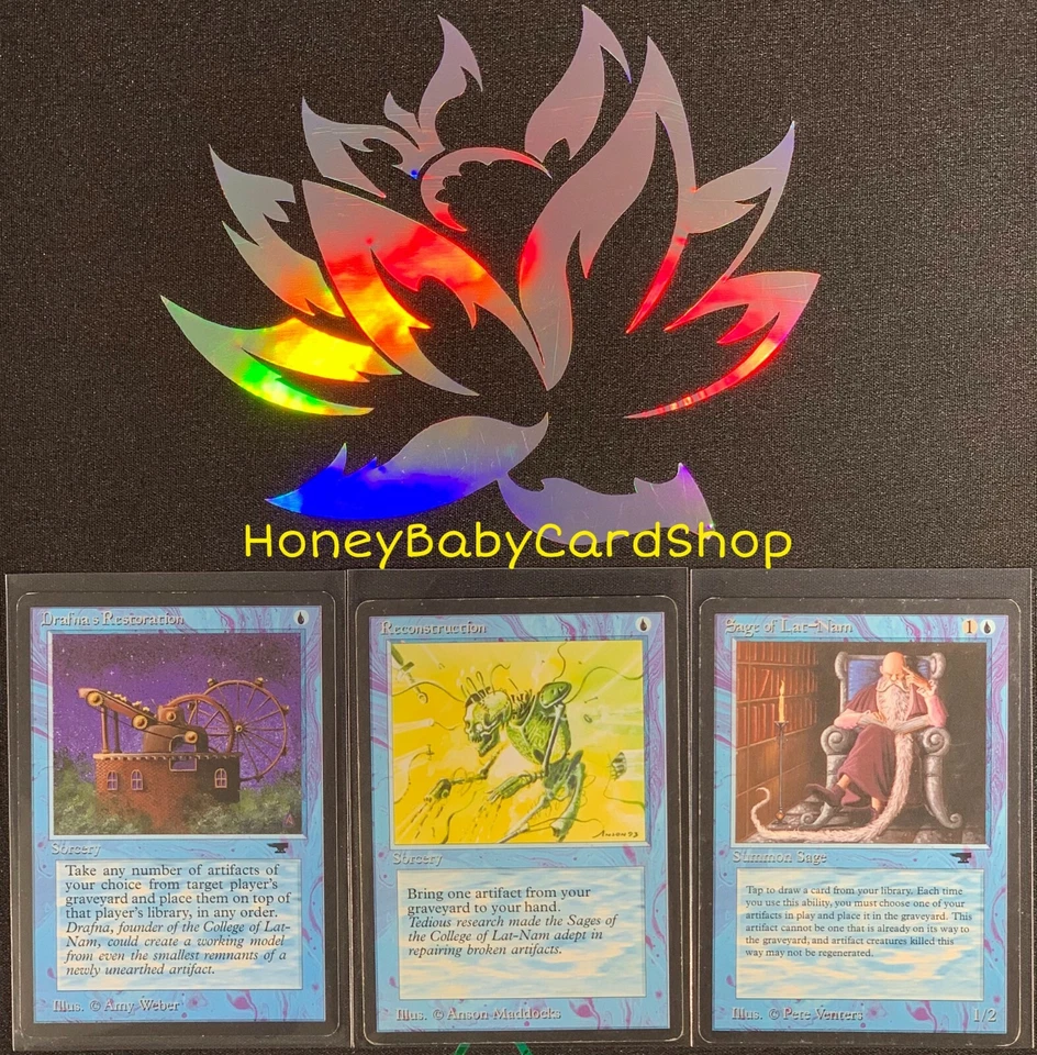 MTG Antiquities 1994 Common Set MP 25 Cards Old School 93/94 - Image 3 of 4