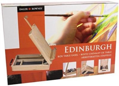 Daler Edinburgh Künstler Tisch Staffelei Aufbewahrungsbox (Aufbewahrung Pastelltöne Öl Acrylfarbe
