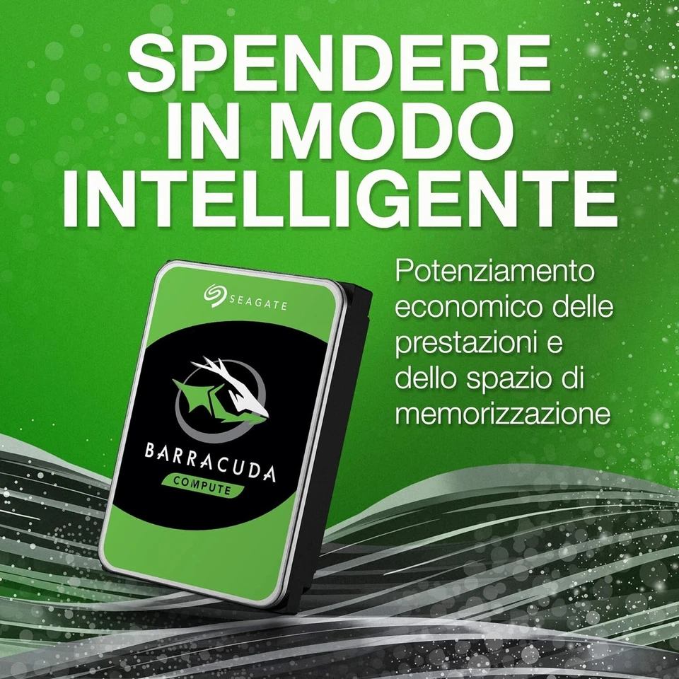 Seagate Barracuda 8TB Hard Disk Interno 3.5” HDD PC 5400 RPM SATA ST8000DM004 - Immagine 4 di 4