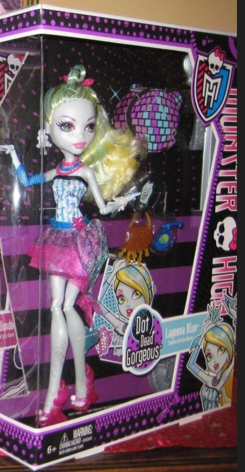 MONSTER HIGH♥LAGOONA BLUE~2012~MUY RARA~ Dot Dead Gorgeous ~♥~