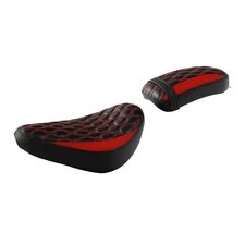 Driver & Passenger Seat Fit For Honda Rebel CMX300 2017-2024 Black+Red