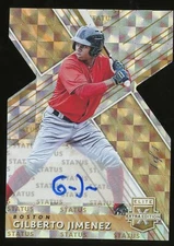 Gilberto Jimenez 2019 Panini Elite Extra Edition Auto #d 1/1 Rookie Gold Red Sox