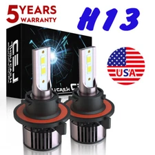 Super Bright 9008 LED Headlight Bulbs for Polaris GENERAL 1000 Sport 2022-2025