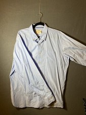 Brooks Brothers Dress Shirt Mens Size XL Slim Light Blue Business Formal 1818