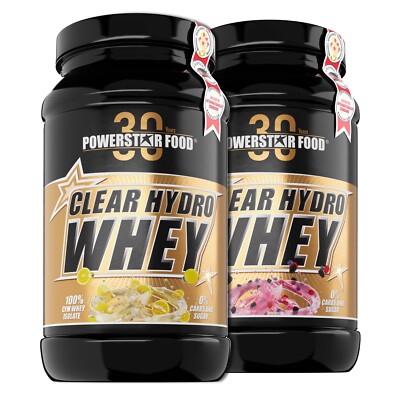 CLEAR HYDRO WHEY | 100% CFM Whey Protein Isolat zum Trinken mit Wasser | 630 g