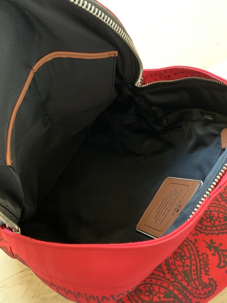 Coach Red Bandit dot campus canvas backpack ? Coach | Bags | Coach Backpack | Poshmark main image 2