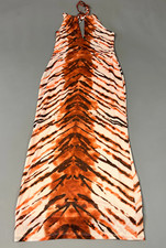 AFRM X Revolve Kalina Halter Mesh Mini Dress Women's XS Placement Tiger AED02176