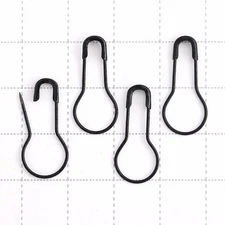 bulb shape safety pins 7/8" ,1000 or 200 ,brass,nickle or black choose option  
