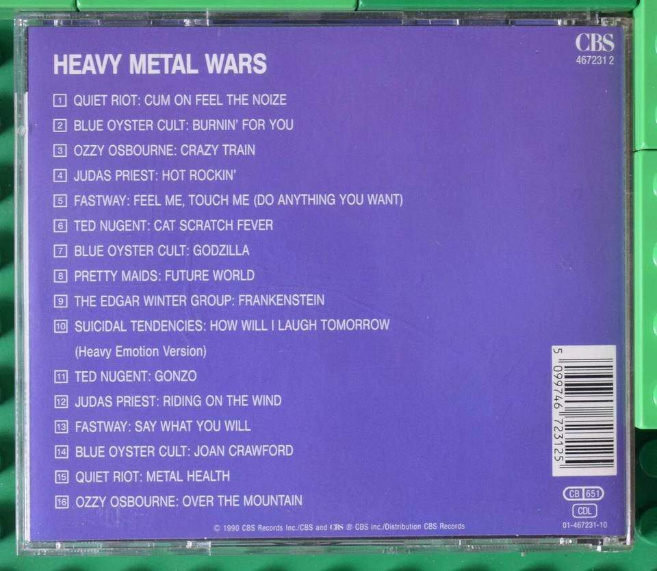Various - Heavy Metal Wars - CBS - CD - Bild 2 von 4