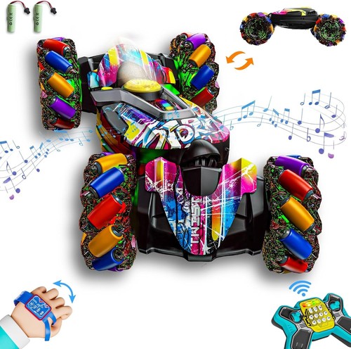 Gesture Sensing RC Stunt Car,Remote Control Car Toys for Ages 5-7-13,with...