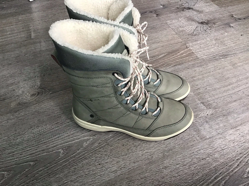 Ecco Womens Size 8 Size 39 Hydromax Winter Snow Boots Trace Lite Yukon High - Image 2 of 4