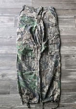 Vintage Rattlers Brand Pants Men's 30x30 Realtree Camo Cargo Soft Hunting USA